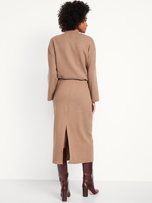 Cozy Knit Midi Skirt