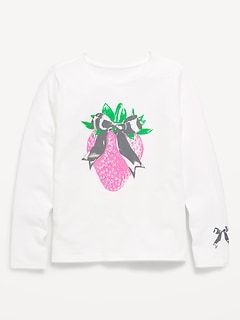 Long-Sleeve Graphic T-Shirt for Girls