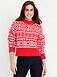 SoSoft Mock-Neck Fair Isle Sweater - image 2