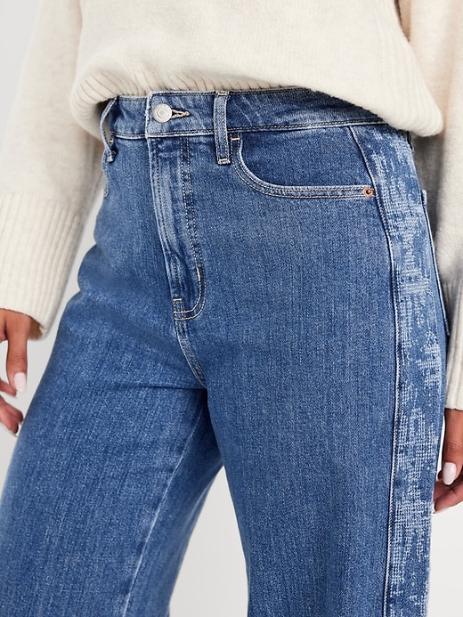 Image number 4 showing, Extra High-Waisted Super Wide-Leg Jeans