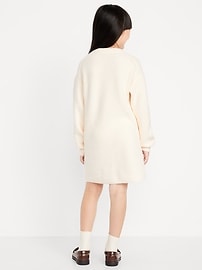 Image number 2 showing, SoSoft Crew-Neck Sweater Dress for Girls