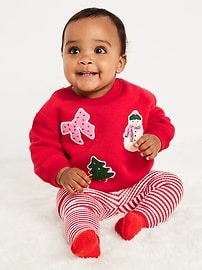 Image number 1 showing, Tunic Sweatshirt and Leggings Set for Baby