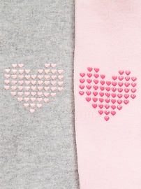 Image number 2 showing, Soft-Knit Tights 2-Pack for Toddler Girls