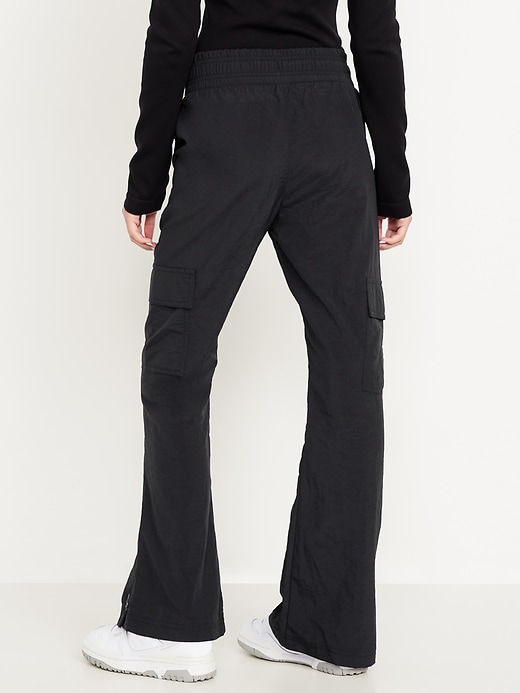 Image number 2 showing, High-Waisted Cargo Flare-Leg Pants for Girls
