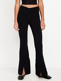 Image number 3 showing, High-Waisted PowerChill Flare Leggings for Girls