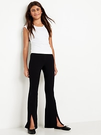 Image number 1 showing, High-Waisted PowerChill Flare Leggings for Girls