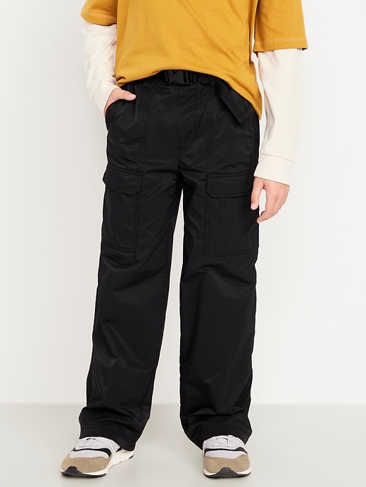 Image number 1 showing, Super Baggy Belted Pull-On Cargo Pants for Boys