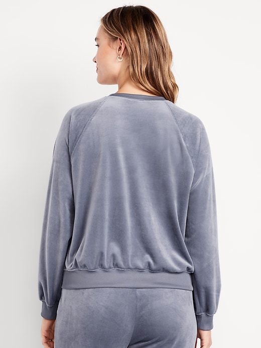 Image number 6 showing, Velour Lounge Top