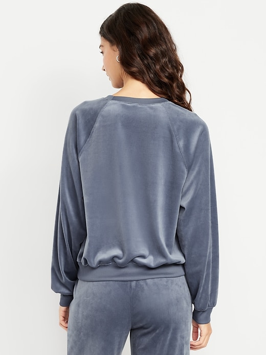 Image number 2 showing, Velour Lounge Top