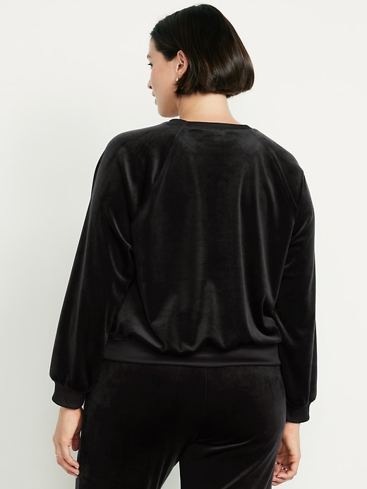 Image number 6 showing, Velour Lounge Top