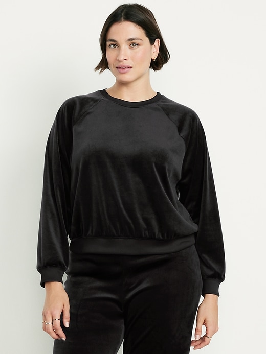 Image number 5 showing, Velour Lounge Top