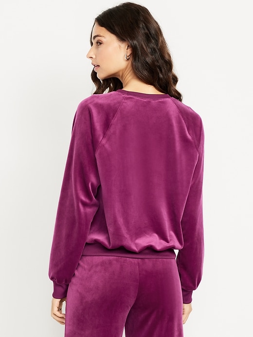 Image number 2 showing, Velour Lounge Top