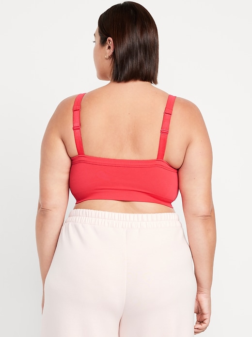 Image number 8 showing, Light Support Fluid Seamless Ribbed Sports Bra