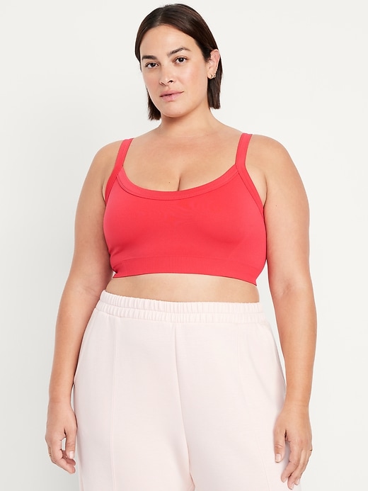 Image number 7 showing, Light Support Fluid Seamless Ribbed Sports Bra