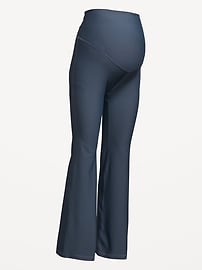 Image number 2 showing, Maternity Full-Panel PowerSoft Flare Leggings