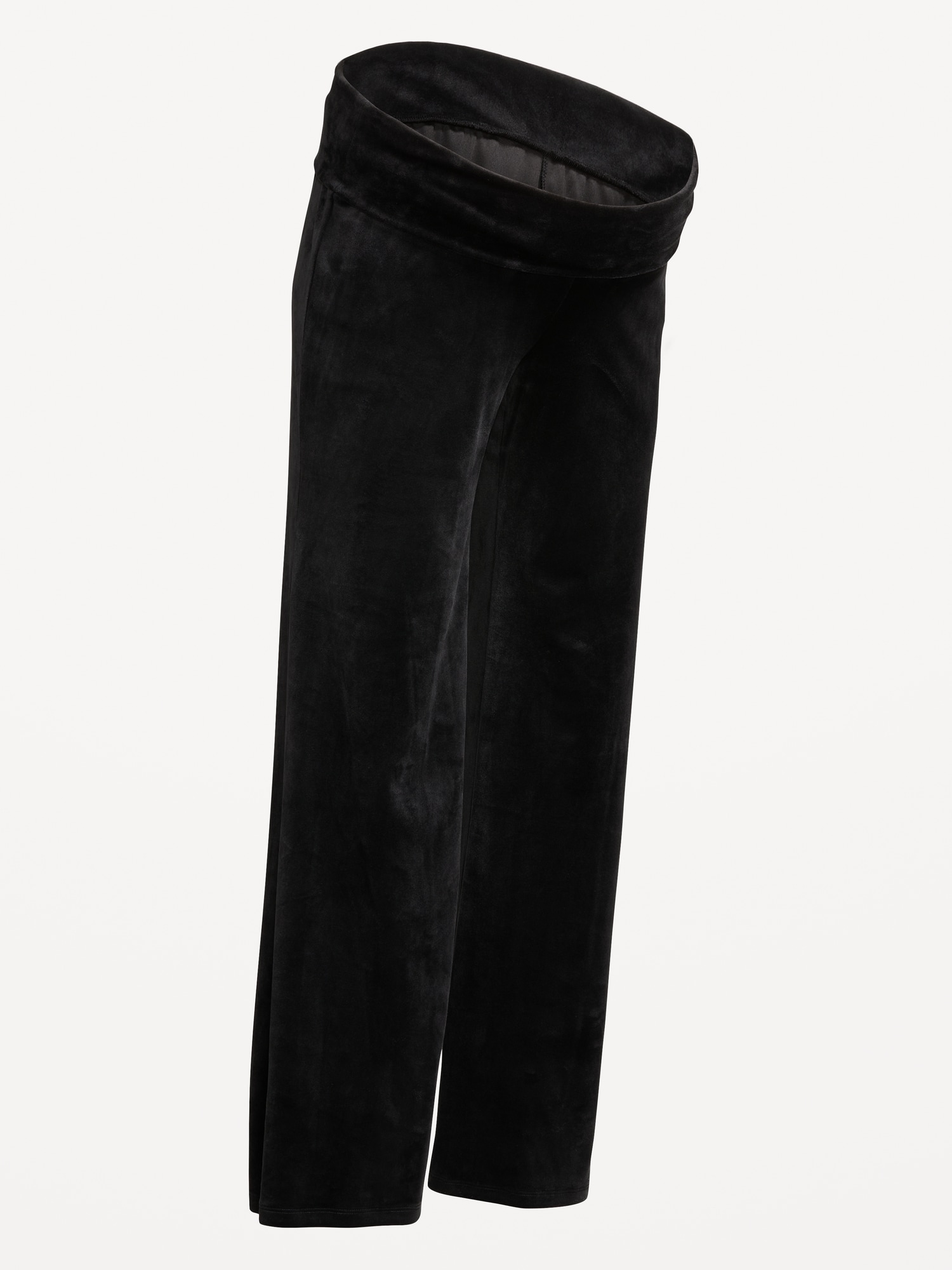 Maternity Velour Rollover Waist Pajama Pants