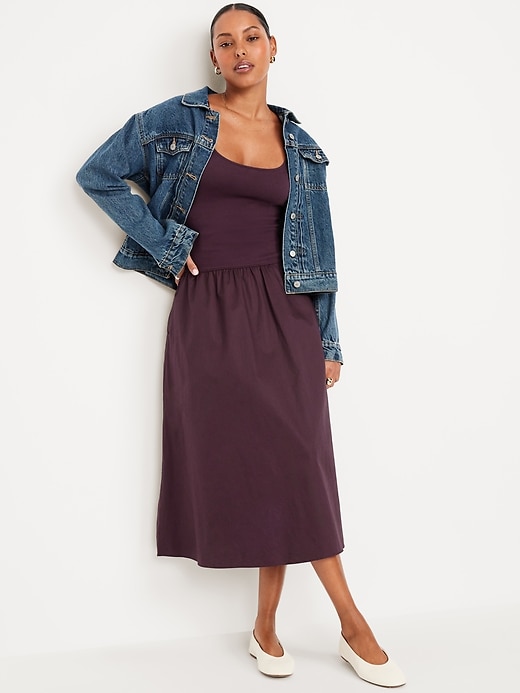 Image number 3 showing, Fit & Flare Sleeveless Midi Dress