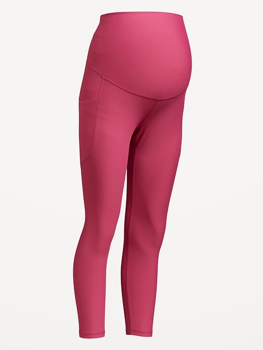 Image number 2 showing, Maternity Full-Panel PowerSoft 7/8 Leggings