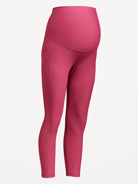 Maternity Full-Panel PowerSoft 7/8 Leggings