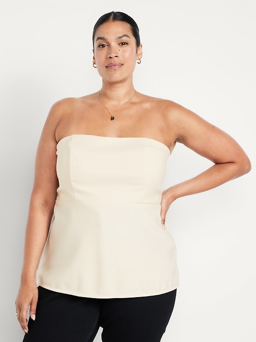 Image number 6 showing, Fitted Strapless Top