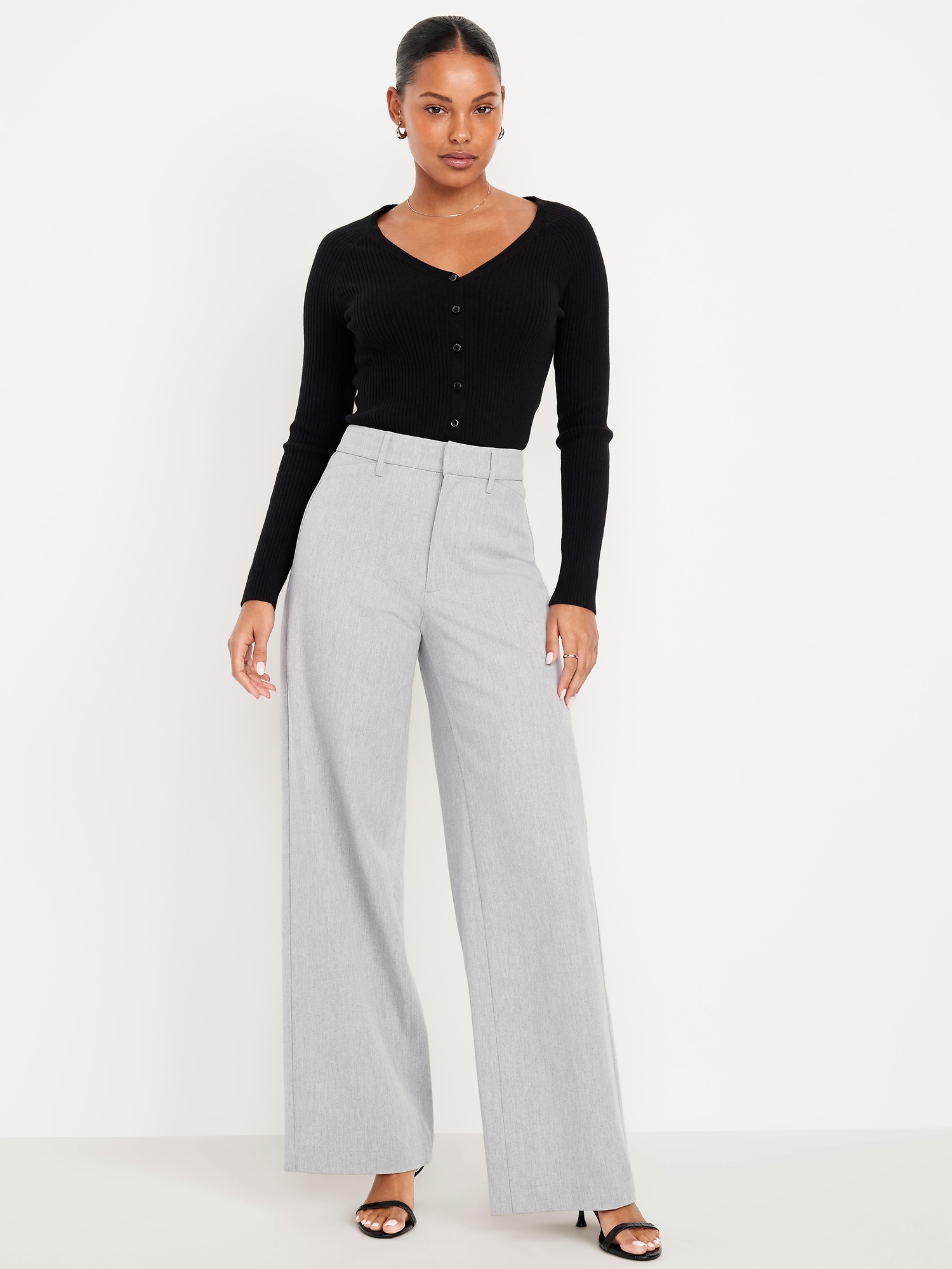 High-Waisted Pull-On Pixie Wide Leg Pants - image 4