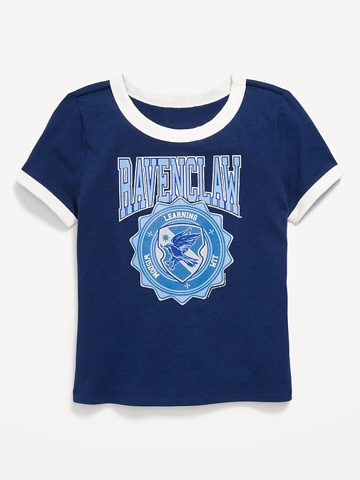 Image number 1 showing, Harry Potter™ Fitted Graphic Ringer T-Shirt for Girls