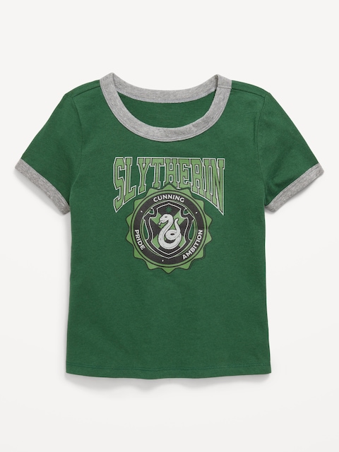 Harry Potter™ Fitted Graphic Ringer T-Shirt for Girls - Field Of Greens