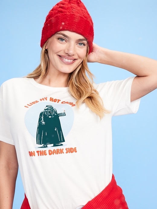 Image number 1 showing, Old Navy x Star Wars Holiday-Graphic T-Shirt for Women