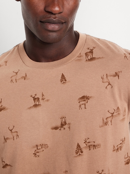 Crew-Neck Striped T-Shirt