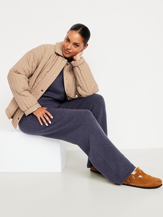 Image number 3 showing, High-Waisted SoSoft Sweater Pants