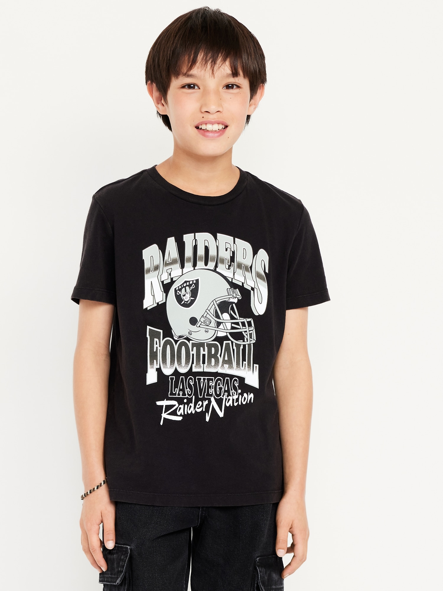 Las Vegas Raiders Gender-Neutral Graphic T-Shirt for Kids