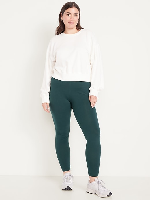 Image number 4 showing, High-Waisted Jersey Fashion Layering Leggings