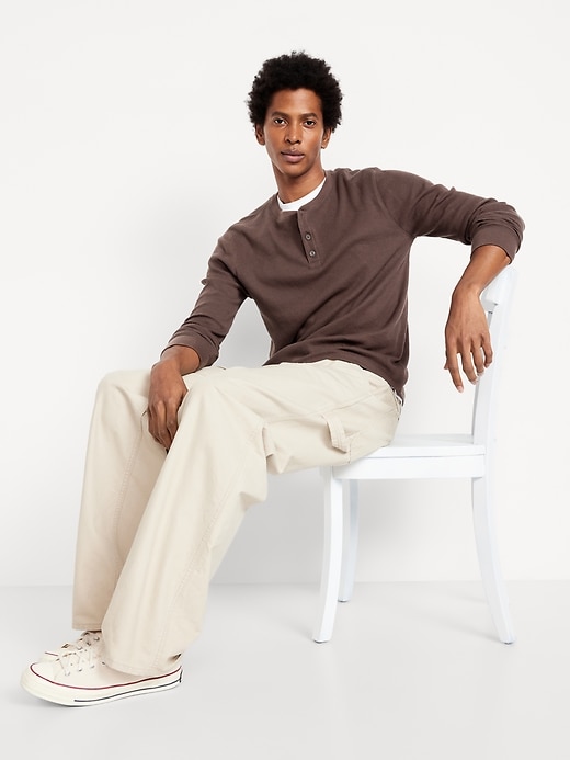 Image number 3 showing, Waffle Henley T-Shirt