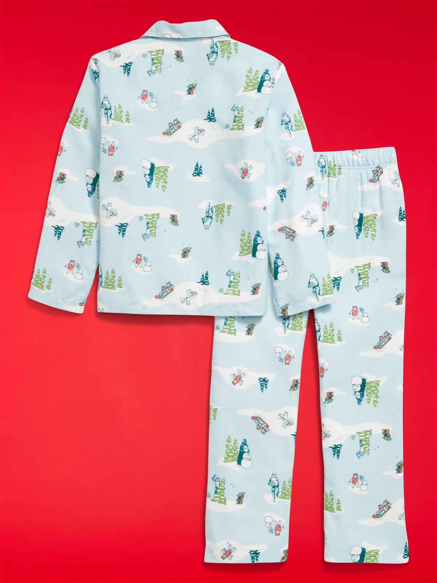 Old Navy x Disney Gender-Neutral Button-Front Graphic Pajama Set for Kids