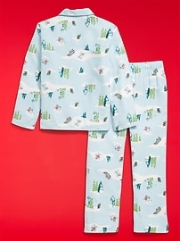 Image number 2 showing, Old Navy x Star Wars Gender-Neutral Button-Front Graphic Pajama Set for Kids