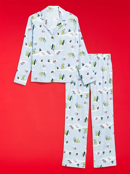 Image number 4 showing, Old Navy x Star Wars Printed Flannel Pajama Set for Women