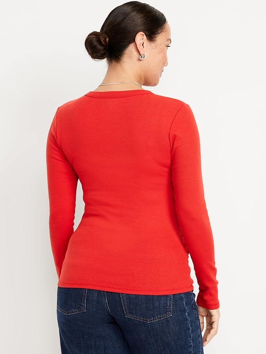 Image number 2 showing, Maternity Snug Crew-Neck T-Shirt