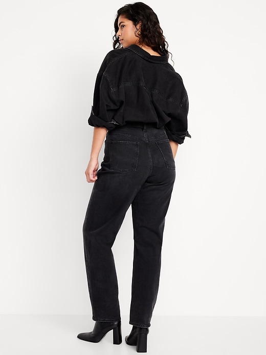 Image number 6 showing, High-Waisted Barrel Jeans
