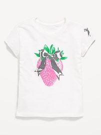Image number 1 showing, Short-Sleeve Graphic T-Shirt for Girls