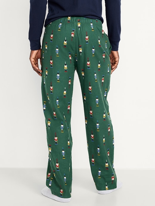 Image number 2 showing, Printed Flannel Pajama Pants for Men