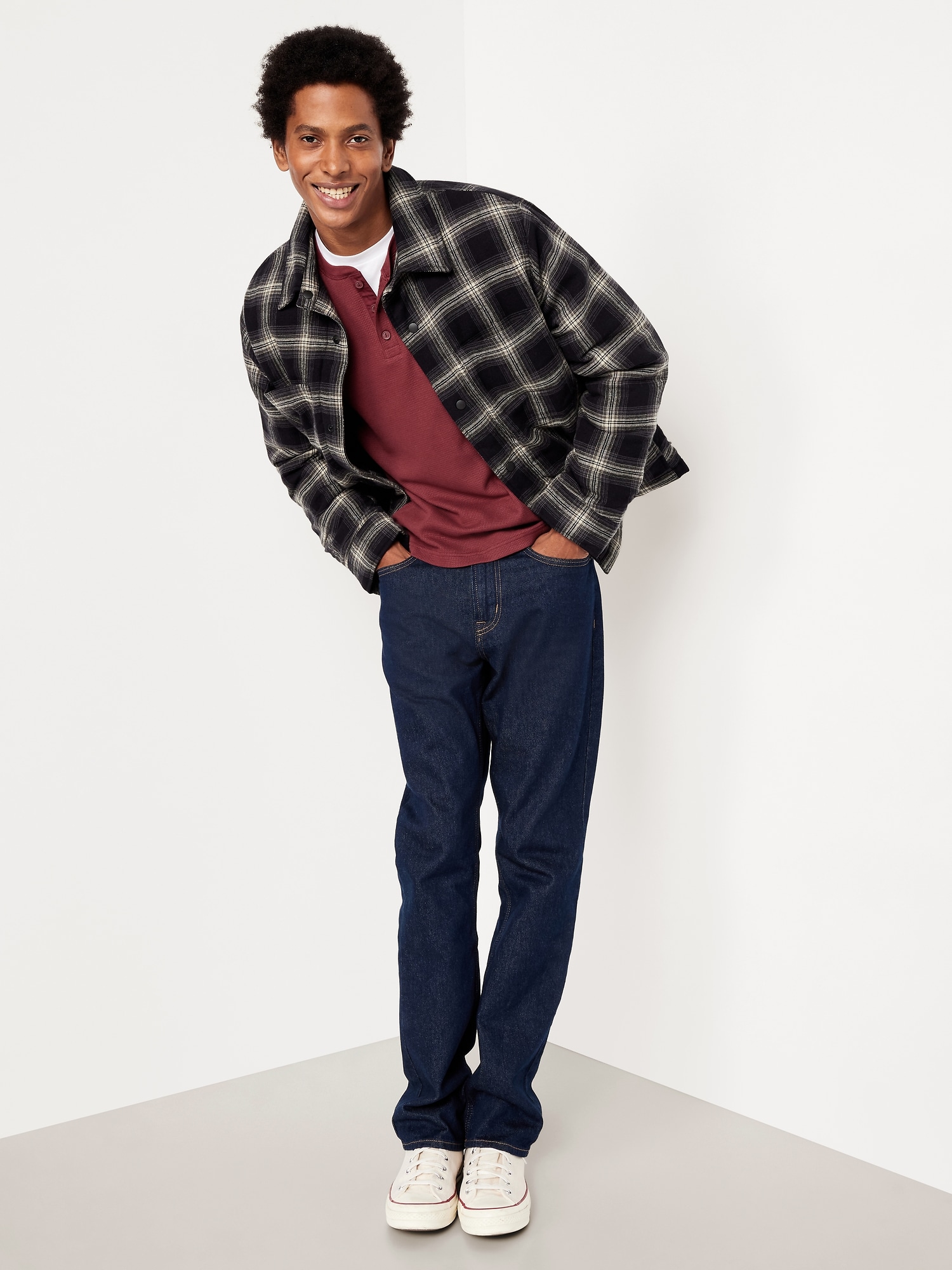 Waffle Henley T-Shirt