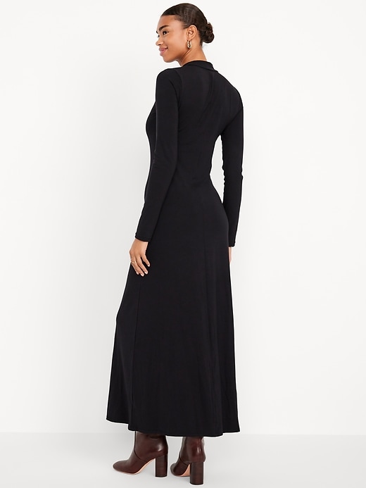 Image number 2 showing, Mock Neck Maxi Dress