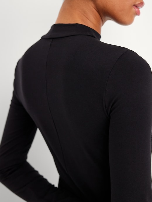 Image number 5 showing, Mock Neck Maxi Dress