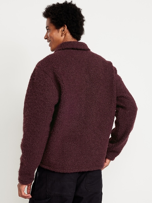 Image number 2 showing, Bouclé Sherpa Polo