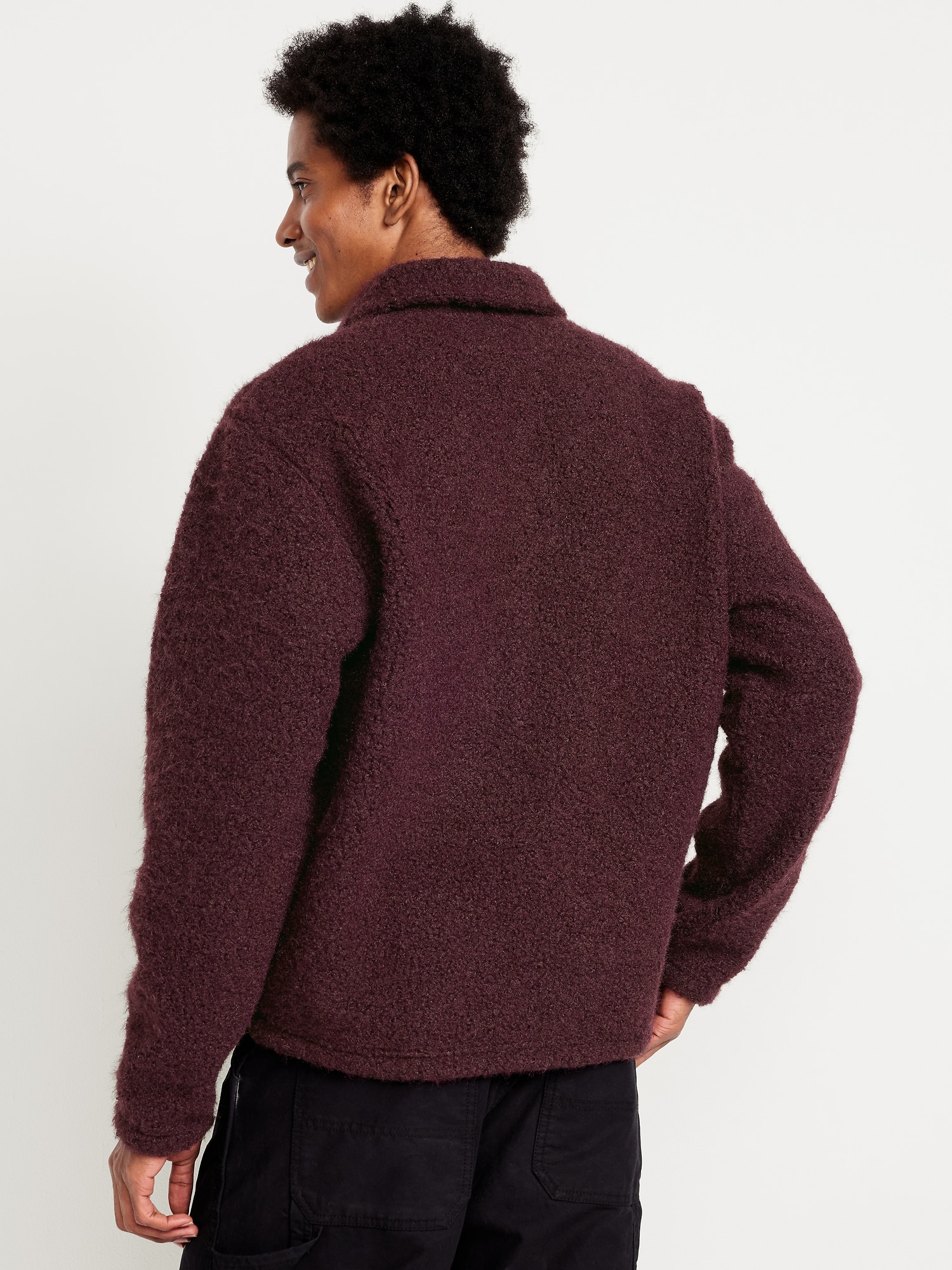 Bouclé Sherpa Polo
