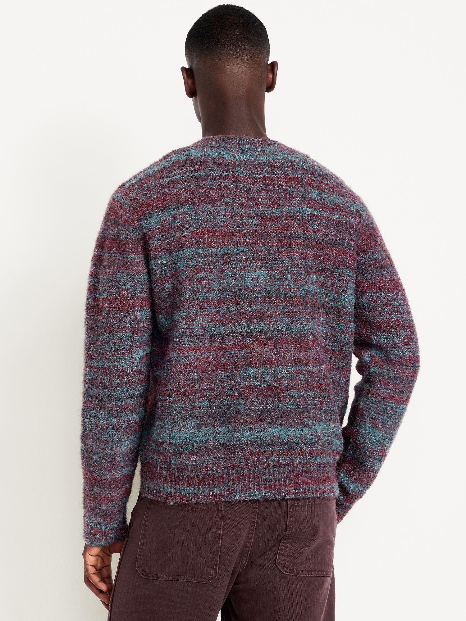 Wool-Blend Crew-Neck Sweater