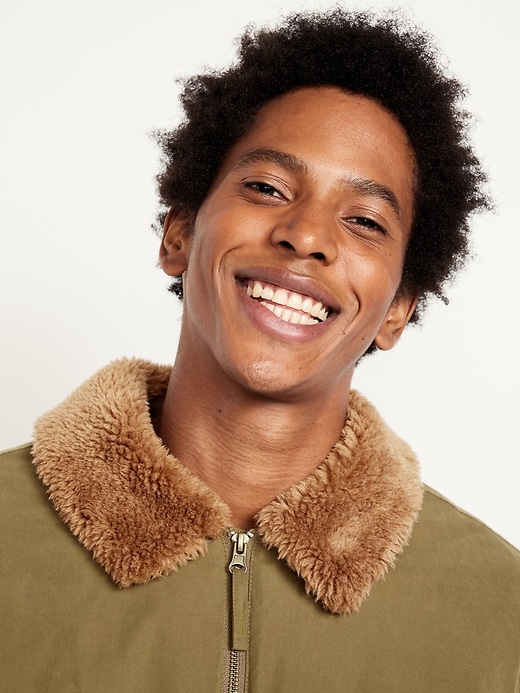 Image number 6 showing, Water-Resistant Aviator Bomber Jacket