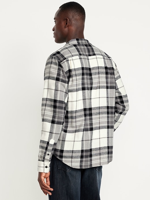 Image number 2 showing, Plaid Flannel Pocket Shirt