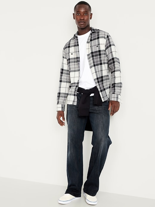 Image number 3 showing, Plaid Flannel Pocket Shirt