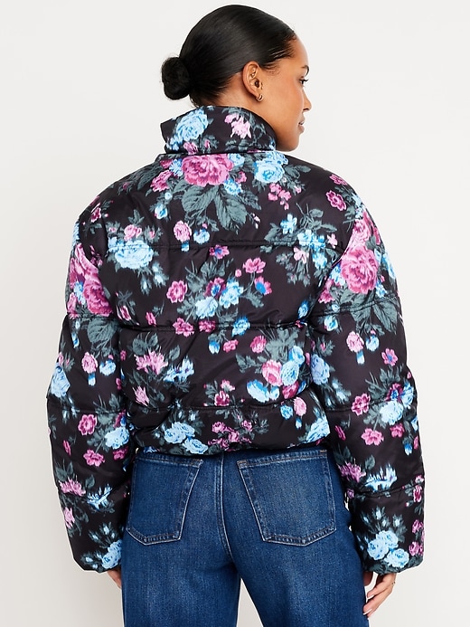 Image number 2 showing, Water-Resistant Printed Puffer Jacket